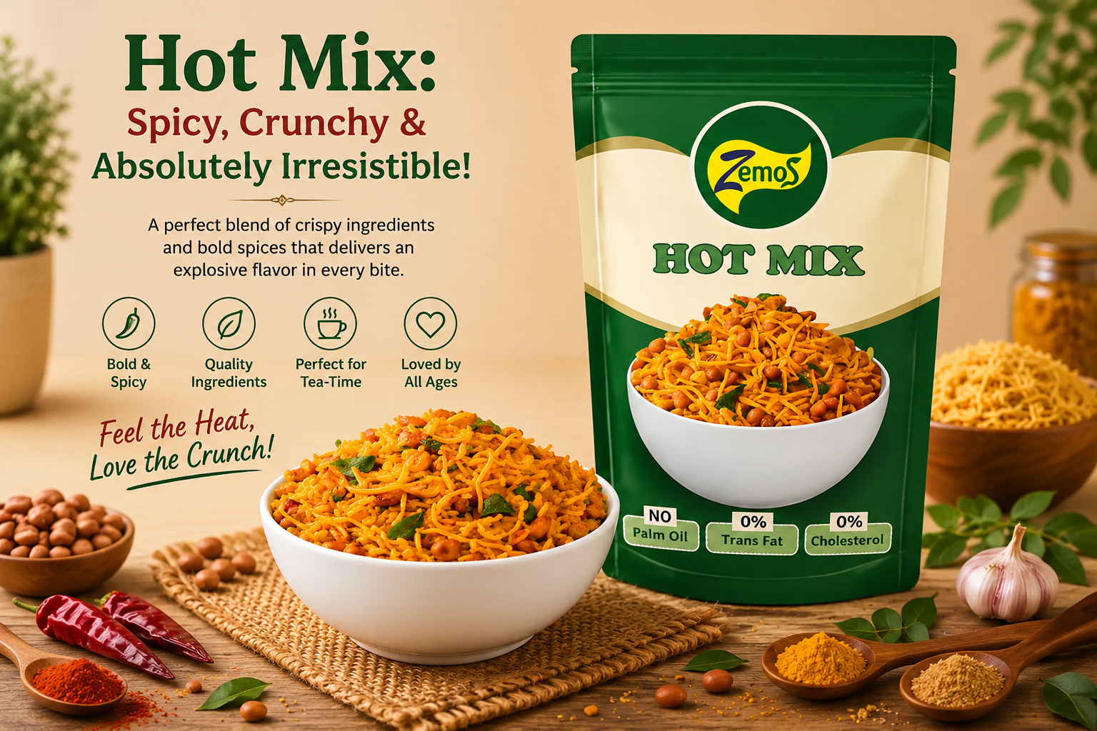 Hot Mix: The Spicy Indian Namkeen That Brings Bold Flavor to Every Bite
