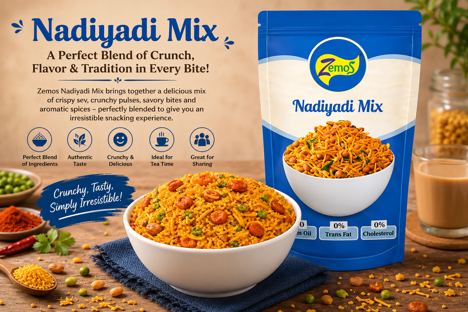 Nadiyadi Mix: A Perfect Blend of Crunch, Flavor, and Tradition in Every Bite